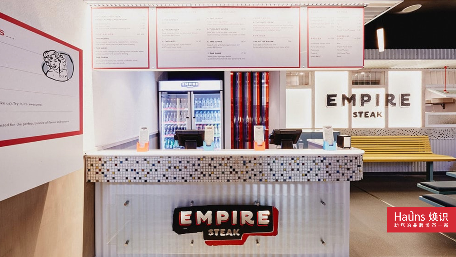 牛排店吧臺設計，牛排館空間設計，連鎖牛排店品牌設計.jpg